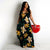 Summer Essential Women’s Floral Printed Loose Maxi Dress