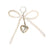 Fashionable Faux Pearl Bowknot Hanging Pendant Keychain