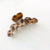 Vintage Leopard Print Resin Hair Claw Clips for Women