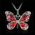 Beautiful Rhinestone Studded Butterfly Necklace