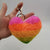 Fierce and Fluffy Heart-Shaped Leopard Print Keychains