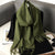 Warm and Stylish Solid Color Winter Wrap Scarf with Tassels