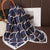 Upscale Patterned Fashion Square Neckerchief Scarves for Women