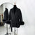 Fall Fashion Oversized Faux Fur-trimmed Coat Jackets