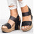 Easy Wear Women's Elastic Band Wedge Sandals for Summer