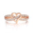 Infinite Love with Rhinestone Accents Promise Rings