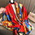 Luxury Design Floral Smooth and Silky Women's Scarves