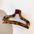 Vintage Leopard Print Resin Hair Claw Clips for Women