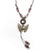 Handmade Ethnic Style Vintage Ceramic Butterfly Necklace