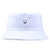 Embroidered Happy Face Double-Sided Summer Bucket Hats