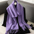 Warm and Stylish Solid Color Winter Wrap Scarf with Tassels