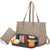 Versatile Quilted Tote Bag with Insulated Compartment