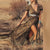 Vintage Bohemian Floral Hippie Dress with Front Slit
