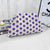 Portable and Lightweight Polka-Dot Knitted Cosmetic Pouch Bag