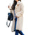 Double-Faced Long Sleeve Turn-down Collar Women's Outerwear Coat