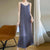 Glossy Silk Fashion Spaghetti Strap Mid-Calf Dresses