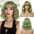 Voluminous Wavy Bob Hair Extension Wigs with Chic Bangs