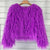 Fashionista Faux Fur Long Sleeve Winter Coat Warm Jacket