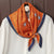 Upscale Patterned Fashion Square Neckerchief Scarves for Women