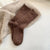 Earth-Tone Cashmere Wool Winter Knitted Socks