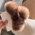 Fluffy Faux Fur Hair Claw Clip for Daily Outfits