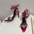 Luxurious Party Ankle Strap Pointed Toe High Heel Stilettos