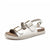 Genuine Leather Outdoor Summer Sandals with Metal Detail