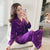 Silk Satin Comfortable Loungewear Pajamas Set