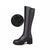 Knee High Textured Boots with Thick and Ergonomic Heels
