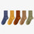 5 Pairs of Multi-color Breathable Long Socks for Men