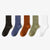 5 Pairs of Multi-color Breathable Long Socks for Men