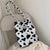 Spacious Leopard Pattern Shopping Tote Bags