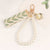 Elegant and Light Leaf and Pearl Keychain Strap Collection
