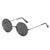 Unisex Retro Round Frame Fashion Sunglasses