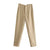Vintage High Waist Ankle Length Trouser Pants with Seam Detail