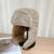 Fluffy Faux Fur Earflap Pilot Style Winter Hats for Women