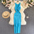 Figure-Flattering Criss-cross Front Knitted Maxi Dress