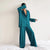 2 Pcs Oversized Comfy Solid Color Sleepwear Pajamas Set