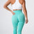 Speckled High Waisted Fitness Workout Leggings for Women