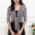 See-through Glittery Front Lace-up Summer Cardigan