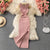 Figure-Flattering Criss-cross Front Knitted Maxi Dress