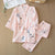 Two-Piece Floral Printed Breathable Pajamas Set