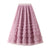 Korean Style Solid Layer Mesh Overlay Skirts for Women
