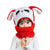 Cute Cartoon Winter Plush Hooded Hat and Scarf for Kids