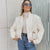 Sporty and Chic Style Retro Bomber Jackets for Women