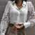 Women's Elegant Hollow Out Sleeve Blouse