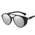 Steampunk Style Round Retro Sunglasses for Men