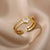 Adjustable Open Rings for Jewelry Stacking and Layering