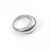 Stainless Steel Glossy Arc Rings for Women