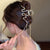 Dazzling Rhinestone Tassel Hair Claw Clips For Women
